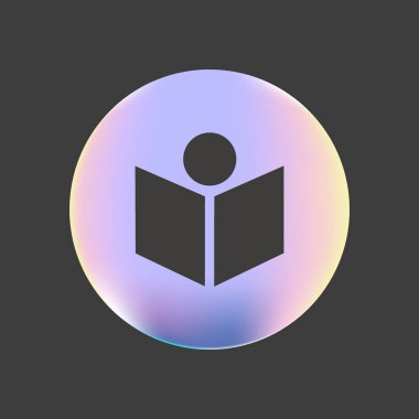 kişi kitap okumak, vektör çizim