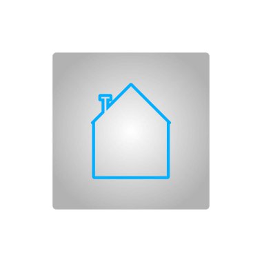 ev web simgesi, vektör illüstrasyonu 