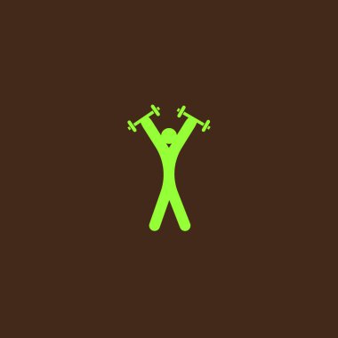 Halter düz simgesi, vektör illüstrasyonu  