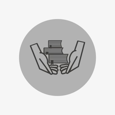 Kitap vektör çizim renkli yığını