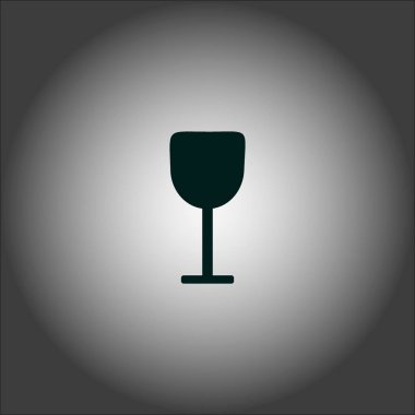 şarap cam düz kutsal kişilerin resmi, vektör, illüstrasyon 