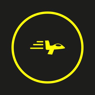 Oryantal uçak logo şablonu