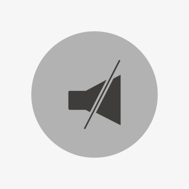 megafon basit simge vektör çizim