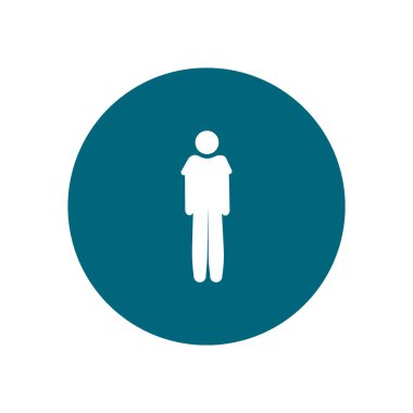 Çocuk web simgesi, vektör çizim 