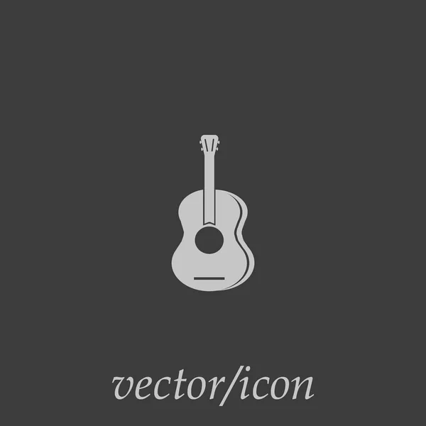 Icône Web Guitare Illustration Vectorielle — Image vectorielle