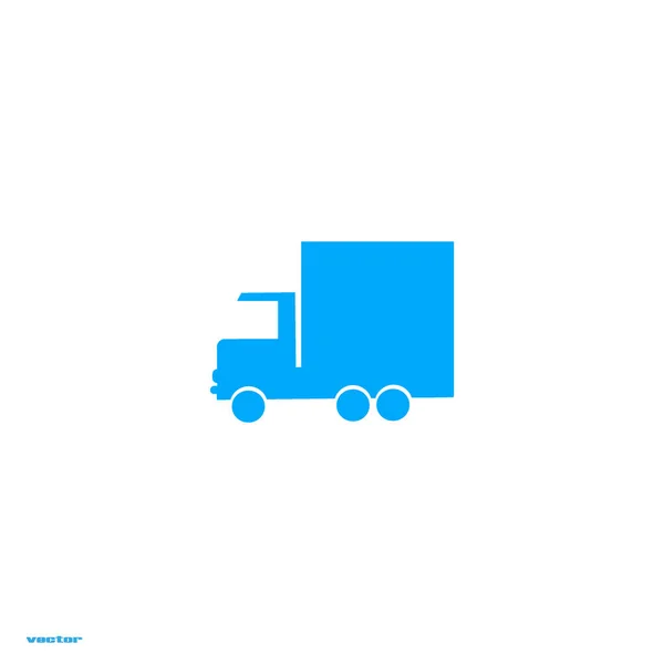 Huge Delivery Truck Vector Illustration — Stock Vector