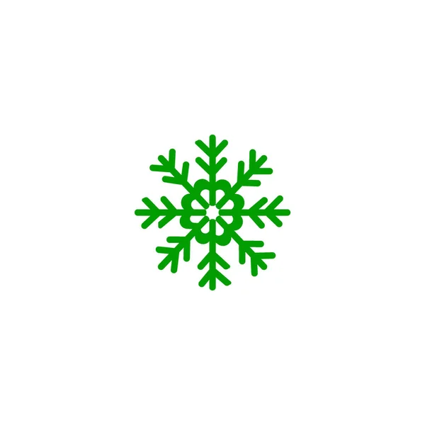 Иконка Снежинки Векторная Иллюстрация — стоковый вектор
