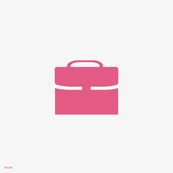 Stylish Suitcase Logo Template — Stock Vector