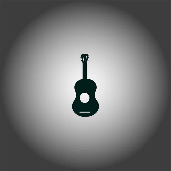 Ícone Web Guitarra Ilustração Vetorial — Vetor de Stock