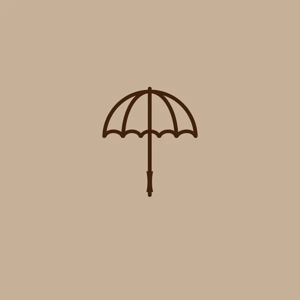 Икона Зонтичной Паутины Векторная Иллюстрация — стоковый вектор