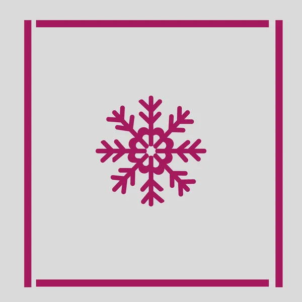 Εικονίδιο Web Νιφάδα Χιονιού Εικονογράφηση Διάνυσμα — Διανυσματικό Αρχείο