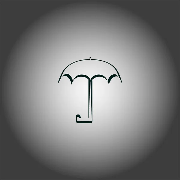 傘のウェブアイコンベクトルイラスト — ストックベクタ