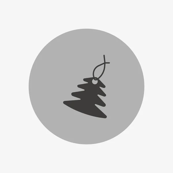 Tannenbaum Flaches Symbol Vektor Illustration — Stockvektor