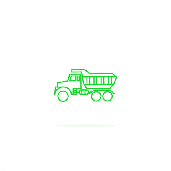 Modelo Logotipo Caminhão Enorme — Vetor de Stock