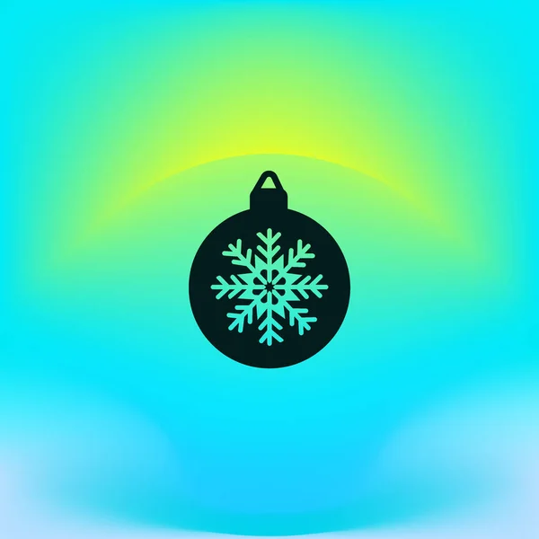 Colorido Navidad Bauble Vector Ilustración — Vector de stock