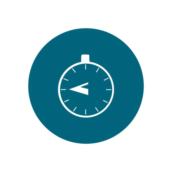 Stopwatch Icono Web Ilustración Vectorial Minimalista — Archivo Imágenes Vectoriales