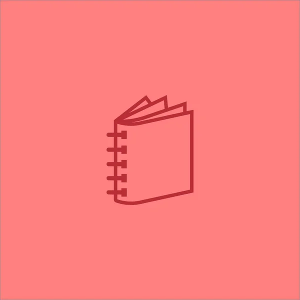 Ilustração Vetorial Colorida Copybook — Vetor de Stock