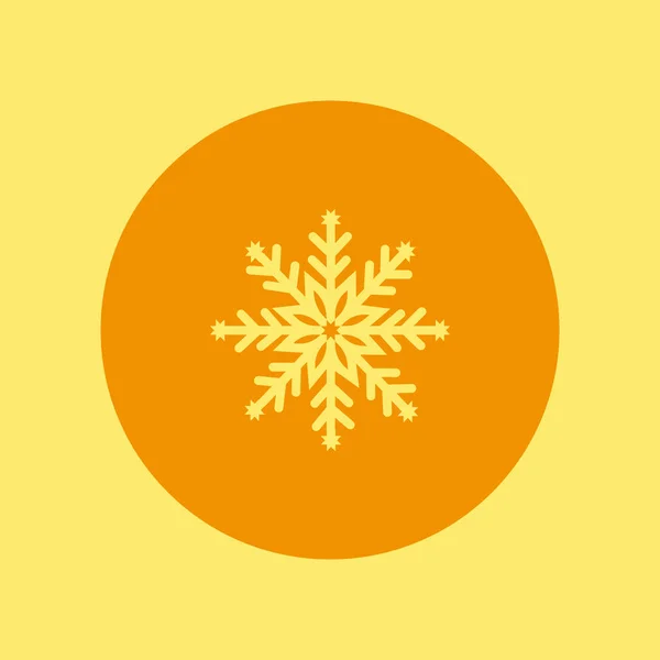 Copo Nieve Icono Web Vector Ilustración — Vector de stock