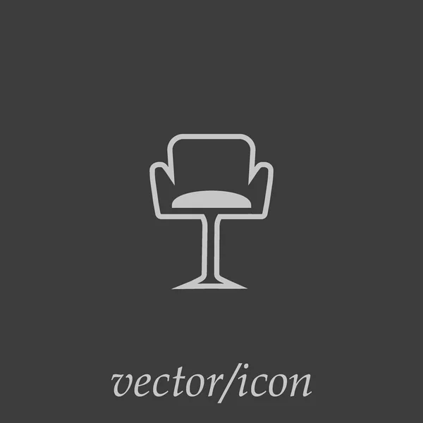 Bar Taburete Icono Estilo Plano Vector Ilustración — Vector de stock