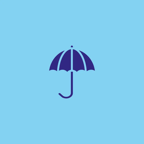 Umbrella Web Icon Vector Illustration — Stock Vector