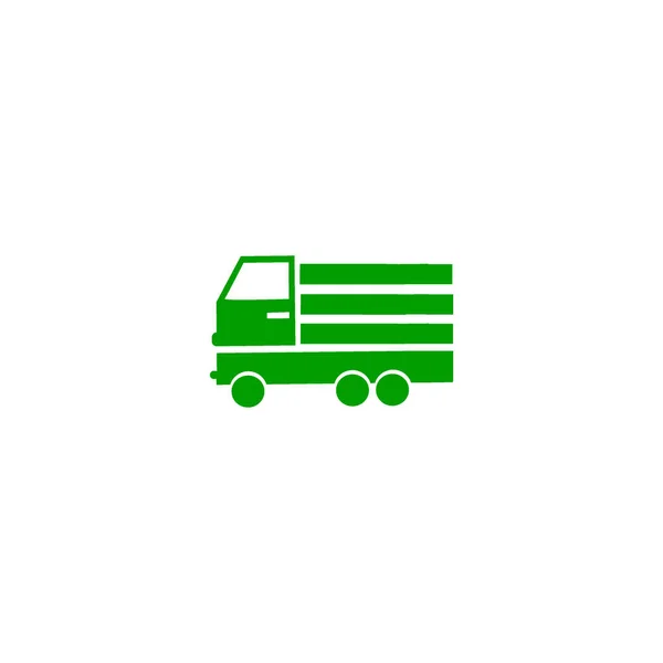 Huge Delivery Truck Vector Illustration — Stock Vector