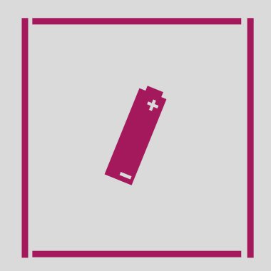 Pil web simgesi, vektör çizim