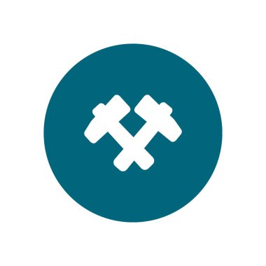 Balyozlar, vektör çizim minimalist simgesi