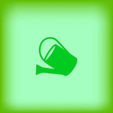 sulama olabilir web simgesi, vektör çizim 