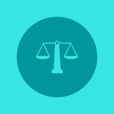 Bayan Adalet terazi vektör çizim