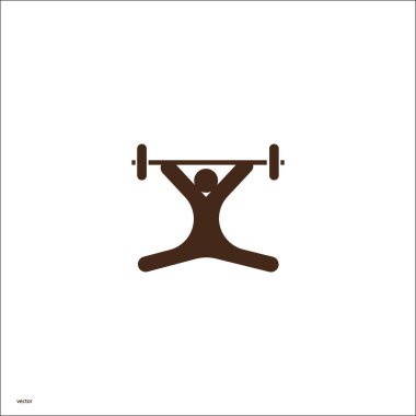 Halter düz simgesi, vektör illüstrasyonu  