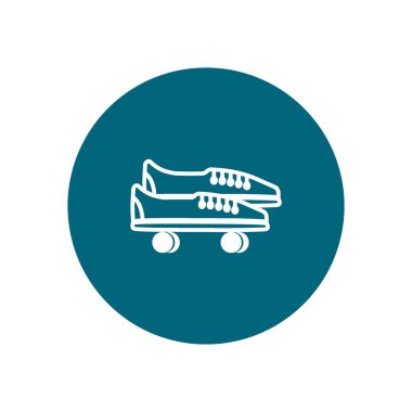 Çift renkli vektör çizim fırıldaklı