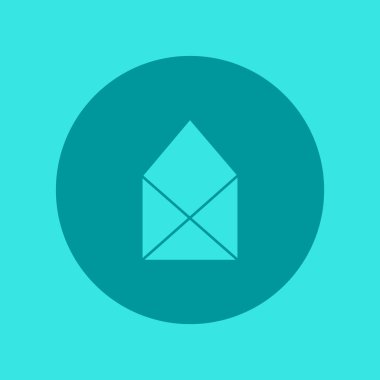 mektup zarfının minimalist vektör simgesi