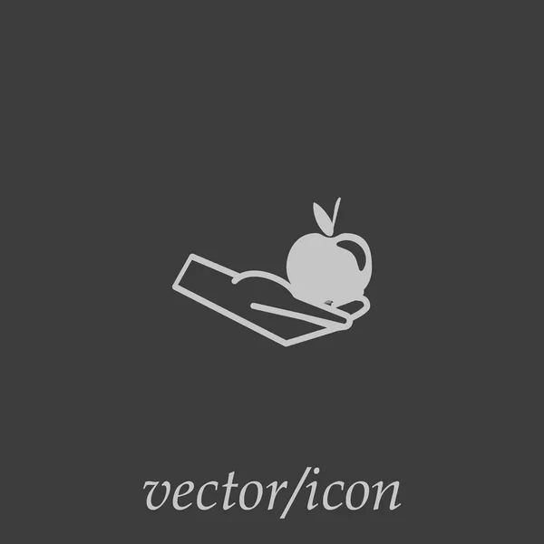 Kleurige Lekkere Appel Vectorillustratie — Stockvector
