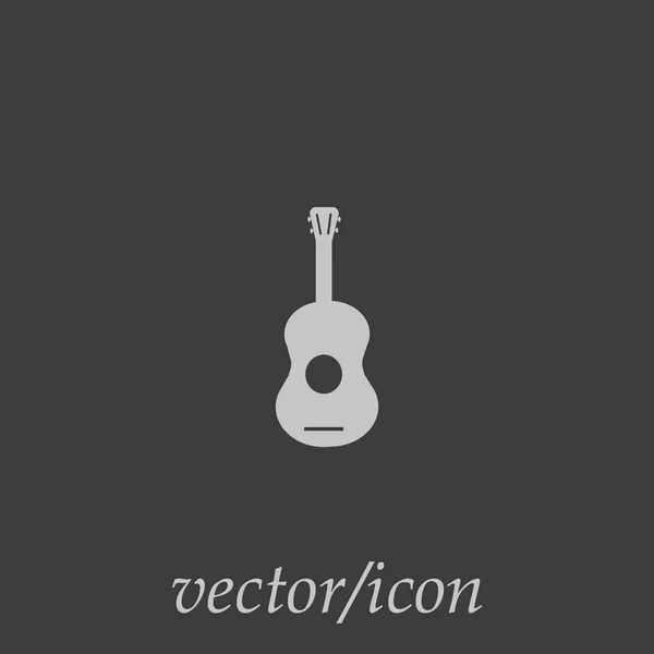 Icône Web Guitare Illustration Vectorielle — Image vectorielle