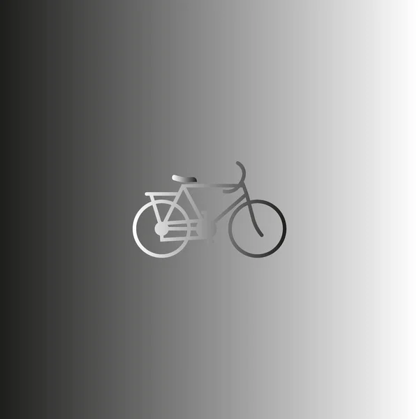 Icono Bicicleta Simple Vector Ilustración — Vector de stock