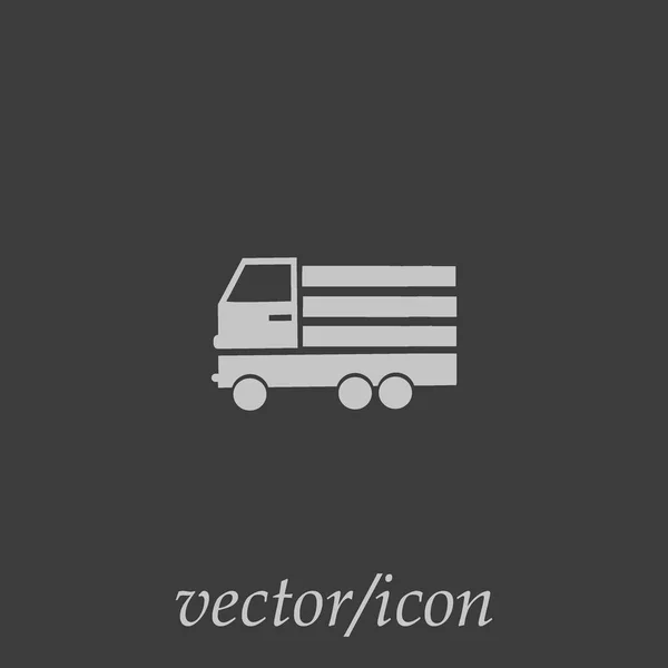 Illustration Vectorielle Camion Livraison Énorme — Image vectorielle