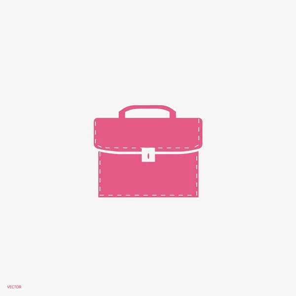 Stylish Suitcase Logo Template — Stock Vector