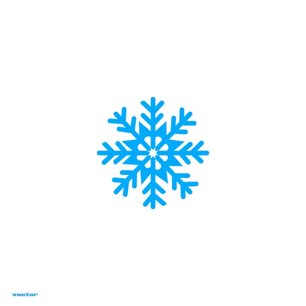 Ilustración Colorida Del Vector Del Copo Nieve — Vector de stock