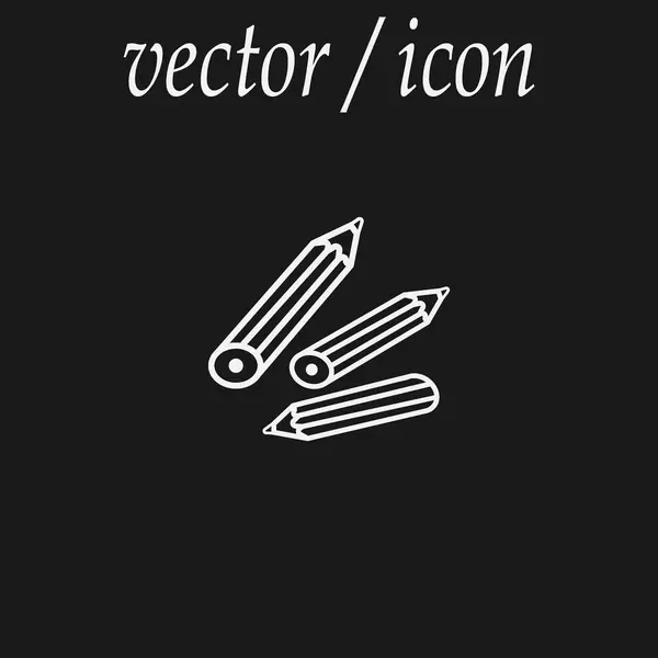 Színes Ceruza Vektor Illusztráció — Stock Vector