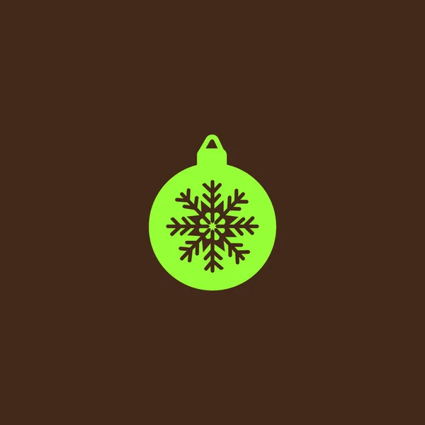 Colorido Navidad Bauble Vector Ilustración — Archivo Imágenes Vectoriales