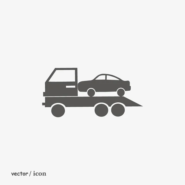 Minimalistic Icon Evacuator Vector Illustration — Stock Vector