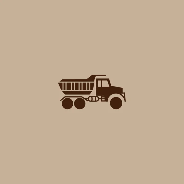 巨大なトラックのロゴのテンプレート — ストックベクタ