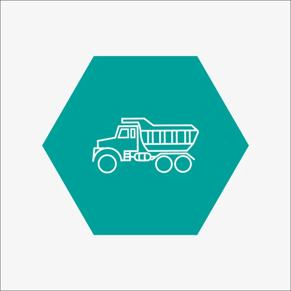 Szablon Logo Ogromna Ciężarówka — Wektor stockowy
