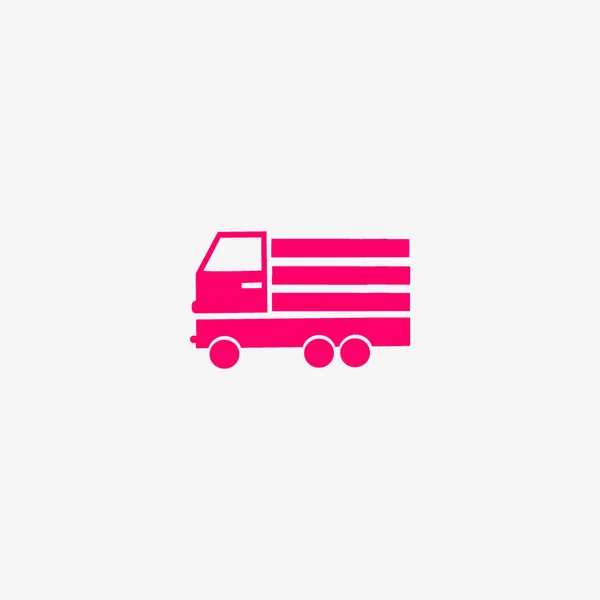 Величезна Вантажівка Доставки Векторні Ілюстрації — стоковий вектор