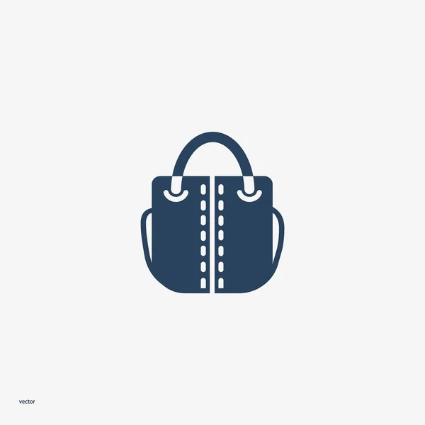 Female Handbag Flat Icon — Stock Vector