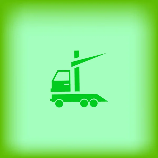 Minimalistische Icoon Van Evacuator Vectorillustratie — Stockvector