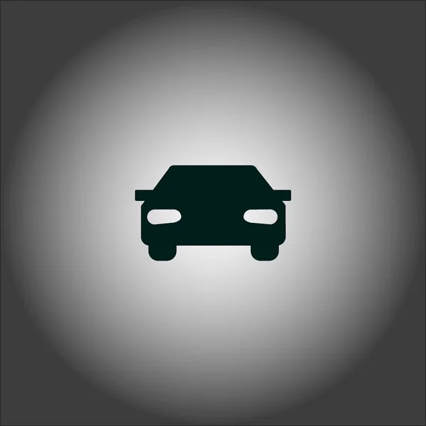 Icône Vectorielle Minimaliste Voiture Particulière — Image vectorielle