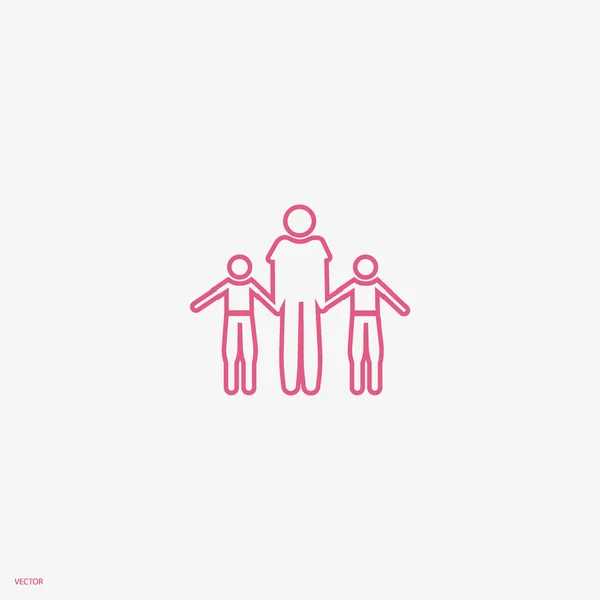 家庭平面图标 矢量插图 — 图库矢量图片