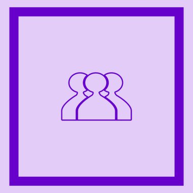 iş ekibi simgesi, vektör illüstrasyonu 