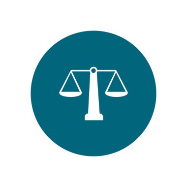 Bayan Adalet terazi vektör çizim